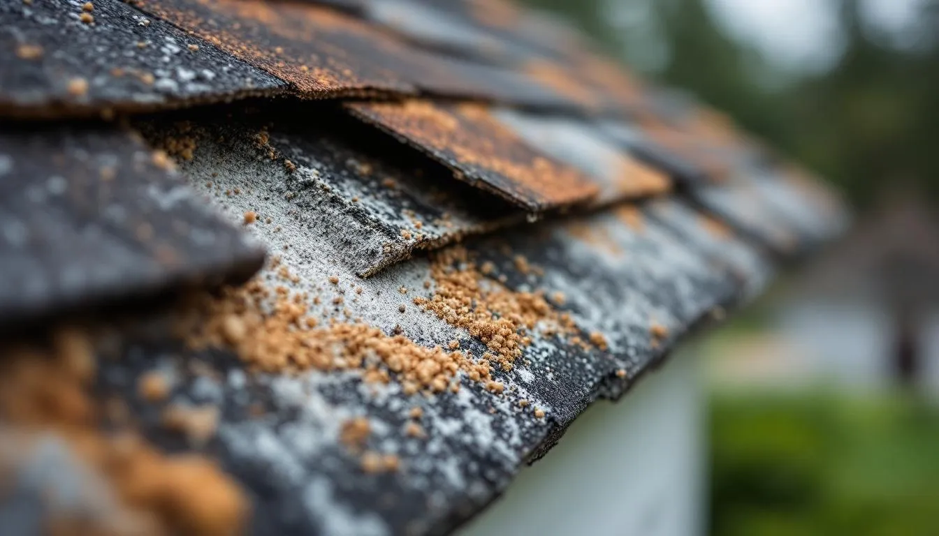 Granule Loss and Shingle Deterioration